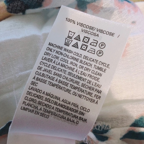 Lucky Brand Peasant Blouse Floral Keyhole Top Plus Size 1X NWT $99.00 - Picture 4 of 7